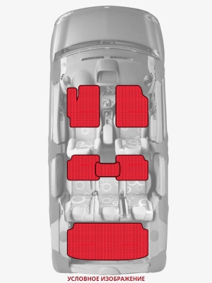 ЭВА коврики «Queen Lux» комплект для Toyota MR2